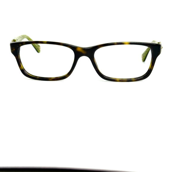 Coach HC 6052 Fannie 5232 Eyeglasses Frames Brown Green Womens 52-16-135 19235 - Picture 1 of 7